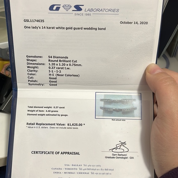 Bridal set with appraisal - Picture 4 of 8